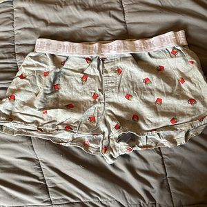 NWOT never worn VS PINK boxer sleep shorts 🍟